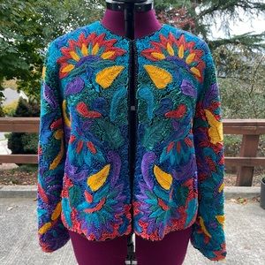 Vintage Brilliante by J.A. Silk Blazer